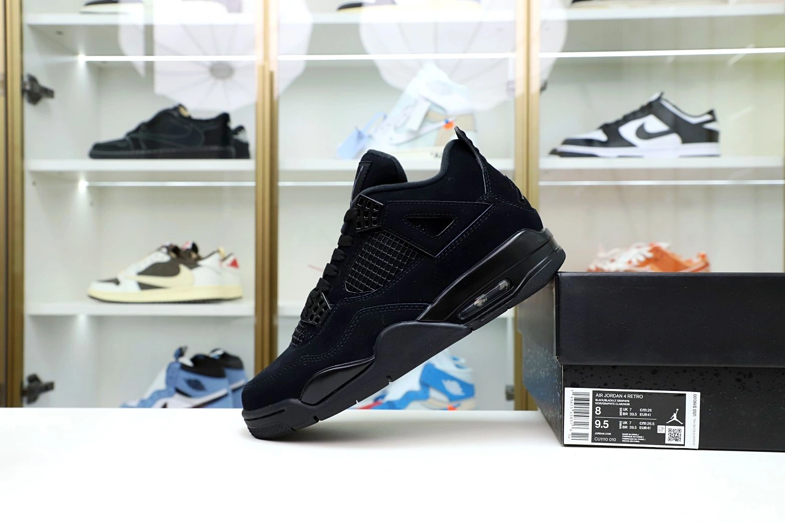 RETRO 2020 4 CAT' AIR JORDAN 'BLACK 0110